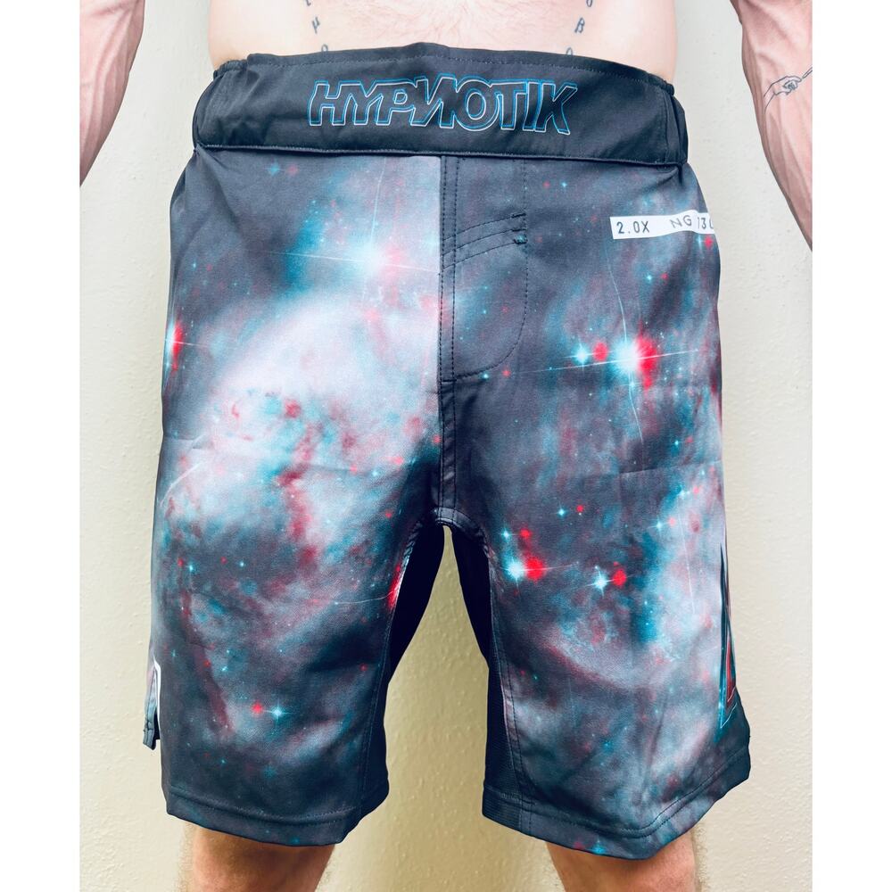HYPNOTIK Stereostar V2 No Gi Fight Shorts Mens Small MMA Rare Dopamine